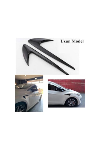 Piano Black Tampon Çamurluk Venti Çamurluk Izgara Body Kit Parlak Uzun Model