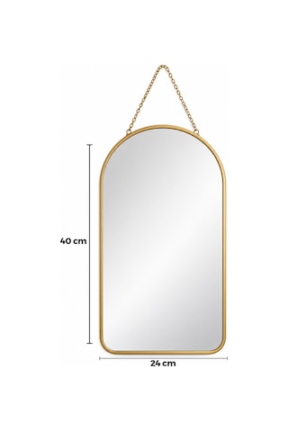 Diyarı Fırsat Gold Çerçeveli Dekoratif Duvar Aynası 24x40 Cm Model 085 18'li Paket Diğer
