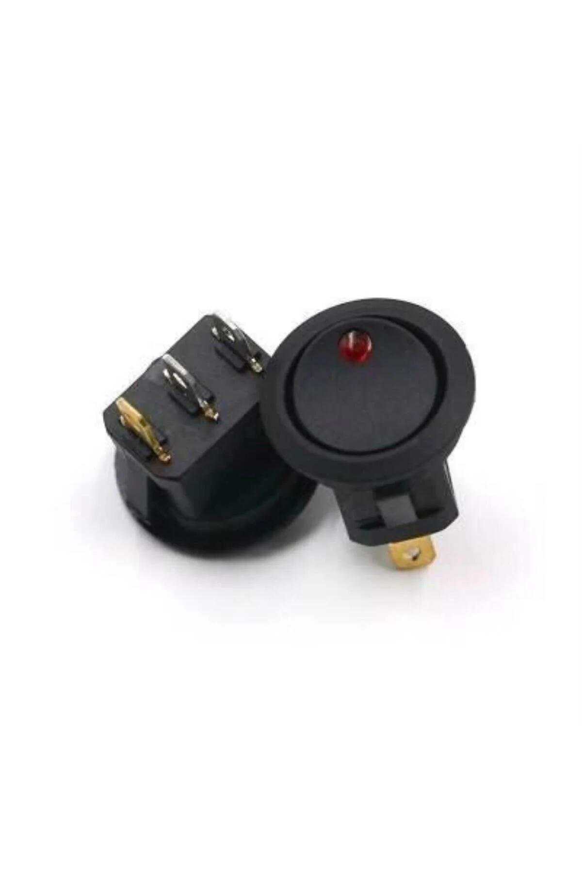 12v Nokta Işıklı Yuvarlak 3 Pin On-of-on Anahtar Buton Düğme 10 Adet On Of 12v Nokta Işıklı Yuvarlak 3 Pin On-of-on Anahtar Buton Düğme 10 Adet On Of