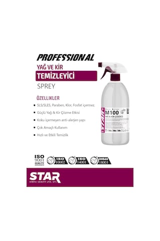 Ağır Yağ Çözücü 1000 Ml Airfryer, Fırın, Izgara, Ocak, Ve Aspiratör İçin Etkili Temizlik Çözümü