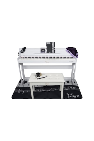 Vivace Piano Vx-d1920wh Beyaz Mat Dijital Piyano Full Setli