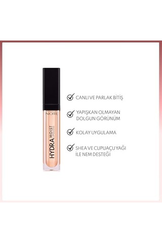 Hydramoist Lipgloss Nemlendirici Dudak Parlatıcısı - 12 - Işıltılı 0