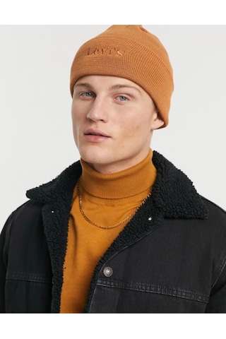 Levi's Unisex Taba Logolu Bere - 38022-0284 Kahverengi - Karamel