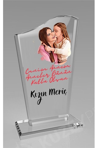 Anneye Özel Hediye Kristal Ödül