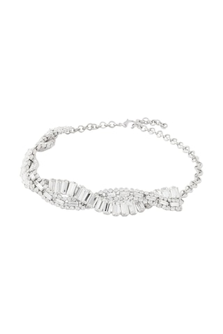 Kristal Örgü Choker Kolye Çok Renkli