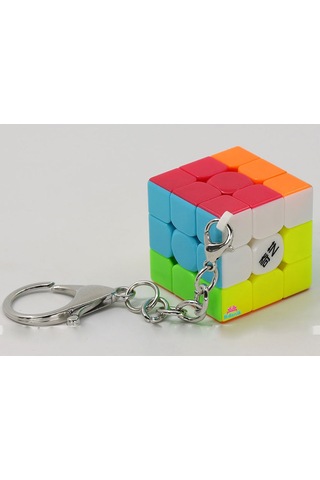 Qiyi 3x3 Anahtarlık Zeka Küpü Akıl Küpü Rübik Küp