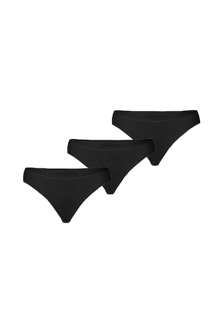 Blackspade Kadın Pamuklu Gizli Lastik 3'lü Paket Slip - Siyah