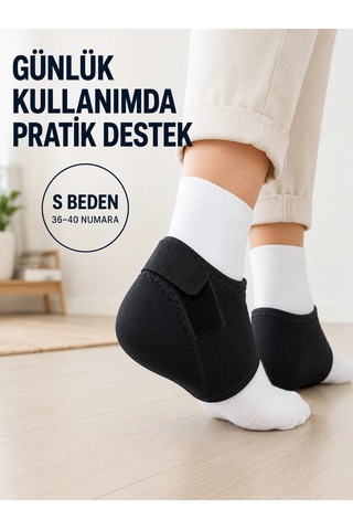 Trendexa Mey İthalat Ayarlanabilir Topuk Desteği S Beden 36-40 Numara Esnek Rahat Topuk Çorabı