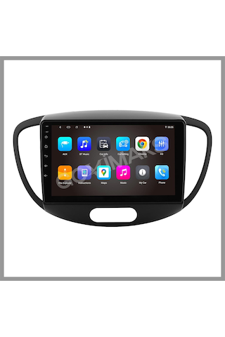 Hyundai İ10 2006-2012 Uyumlu 2 Gb Ram 32 Gb Hafıza Androıd Multımedıa Teyp 9"