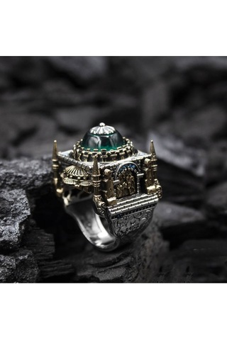 Islam Usta Tasarımı Yeni Çağ Gümüş Erkek Yüzük