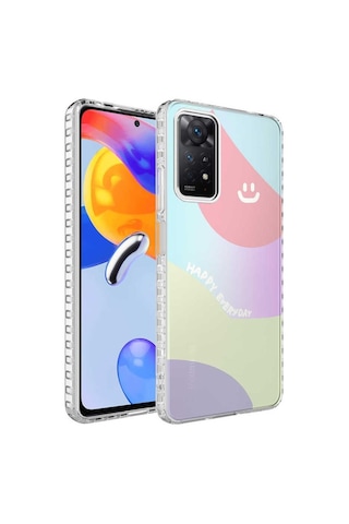 Redmi Note 11 Pro 5G Kilif Airbag Kenarli Renkli Desenli Elegans 562695468