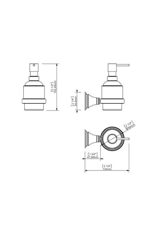 Sonia Genoa Sıvı Sabunluk Krom