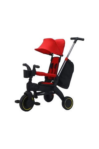 Maxi Taxi Trike Plus F3 Ebeveyn Kontrollü Katlanır Bisiklet Krmzı