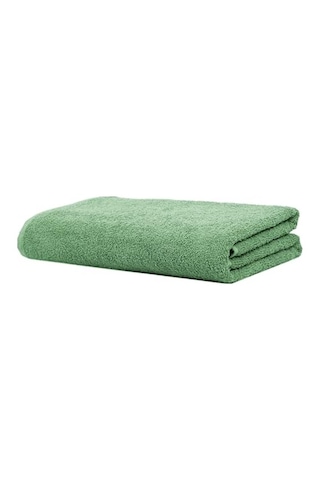Basic Banyo Havlusu%100 Pamuk Yeşil, 90x150 Açik Gri