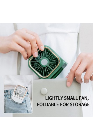 Mini Soğutma Fanı Katlanabilir Boyun Asma Fanı Usb Ayarlanabilir Telefon Tutucu 3 Dişli Yaz Soğutma Fanı Pembe