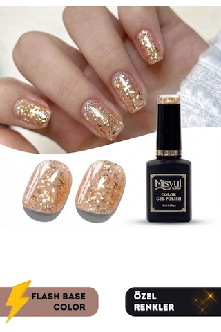 Misyul Uv Led Kalıcı Oje Nail Art 15 Ml Flash Base Color F02