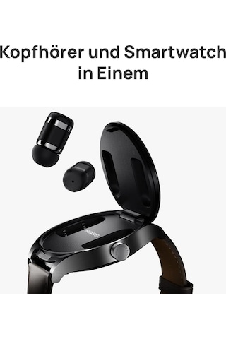 Huawei Watch Buds Akıllı Saat, Kulaklık Ve Akıllı Saat Bir Arada, Yenilikçi Dokunmatik Kontrol, Aramalar İçin Yapay Zeka Ve Yapay Zeka Gürültü Engelleme, Android Ve İos İle Uyumlu, Siyah Diğer