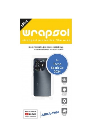 Tecno Spark Go 2024 Arka Ve Yan Koruyucu Poliüretan Film