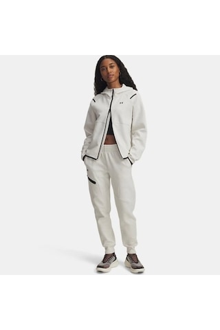 Under Armour Unstoppable Flc Jogger Kadın Eşofman Altı 1379846-110 Beyaz