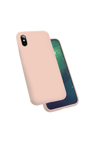 Apple Uyumlu iPhone XS Max Kılıf Zore Silk Kadife Iç Yüzey Silikon Kılıf