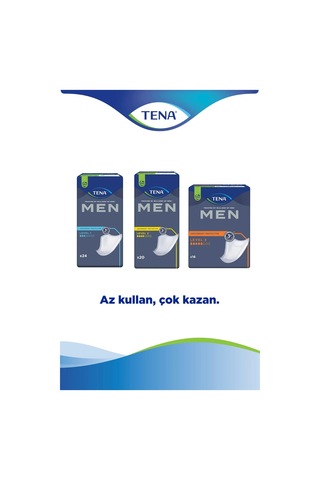 Tena Men Emici Koruma Level 2 Erkek Mesane Pedi 120 Adet Standart