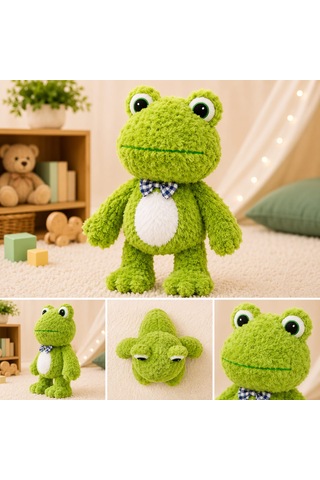 Kurbağa Peluş 40 Cm Yeşil