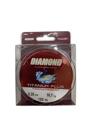 Bauer Diamond Titanium Plus 0.35 Mm 150 Mt Misina - Renk: Gri 16.7 Kg