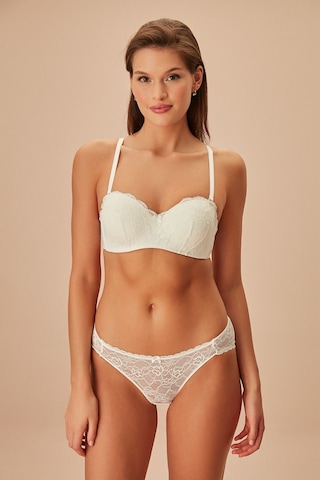 Suwen Lacy Soft Dantelli Külot Sw8375036 Ekru