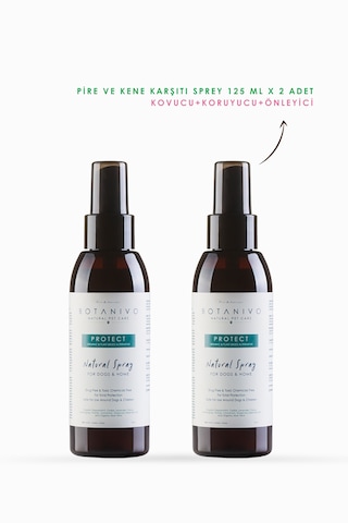 Botanivo Köpekler İçin Pire & Kene Karşıtı Sprey 2'li