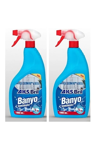 Aks Bril Banyo Temizleyici 1000 Ml 2 Adet 2'li Set