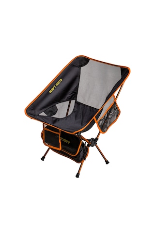 Kamp Sandalyesi Katlanır 3 Cepli Portatif Çantalı 150 KG Taşıma Kapasitesi