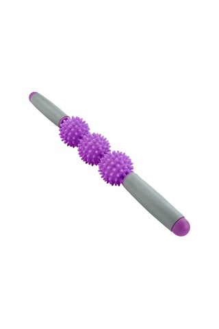 Tenfowee Mor 5 Tekerlekli İğne Toplu Derin Dokular Masaj Çubuğu - Kas Ağrısı Alınımı, Kan Akışını Artırma, Ev/spor Salonu Kullanıma Uygun Mor