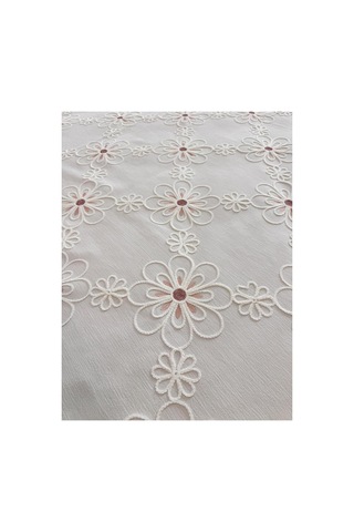 Tek Kişilik Desenli Pembe Detaylı Yatak Örtüsü Seti 1 Adet Yastık Kılıfı Dahil 180 X 260