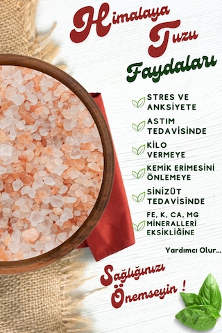 Yörem Afyon Rafine Edilmemiş Mineral Deposu Kaya & Himalaya Tuz 2'li Avantajlı Set 1000gr.