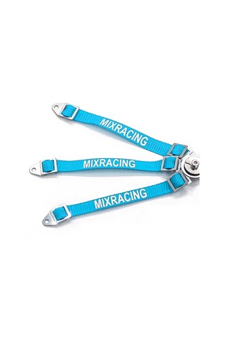 Createtech Wraith Rc Nylon Mavi Kemeri Kayış İçin Emniyet Axial Araçları 205mm - Ub