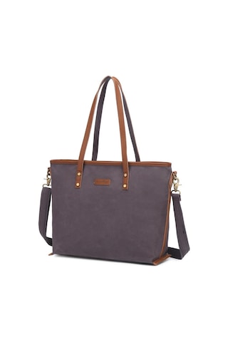 Kanvas Kumaş Kadın Omuz Çantası Smart Bags 1330 Kahve