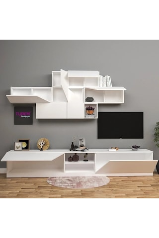 Uzay Tv Ünitesi Mdf Siyah