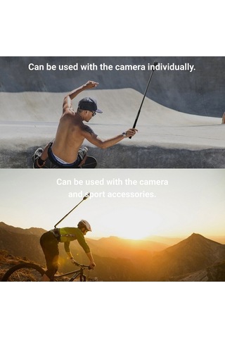 Novahub Insta360 Uzun Şeffaf Selfie Çubuğu - 120cm Uzayabilir, One X/one/evo/one R/one X2 Uyumlu