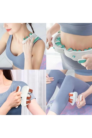 Bacak Silindiri Masajı Tuğla Kırmızısı Kırmızı