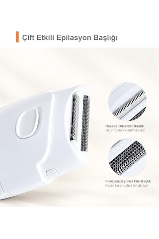 Touchbeauty Tb1659 Çift Fonksiyonlu, Kablosuz, Epilasyon Aleti