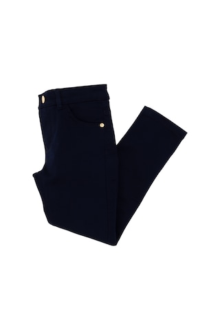 U.S. Polo Assn. Kız Çocuk Lacivert Toothpick Fit Kanvas Pantolon 50309130-VR033