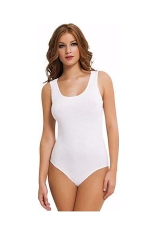 Kota Kadın Geniş Askı Çıtçıtlı Body 2 Adet-6002