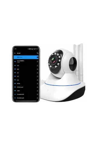 Akıllı Gece Görüşlü Sensörlü Wifi Kamera Telefondan Takip Edilebilir Diğer