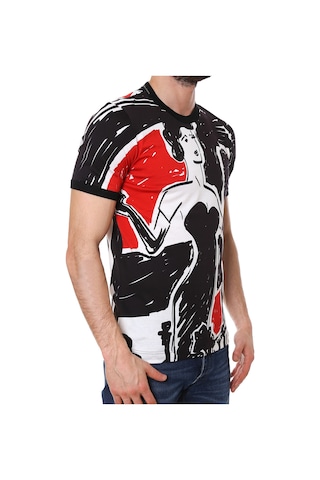 Dolce & Gabbana Dolce&Gabbana Reggello Outlet T-shirt G8GX8TFP73LHN631 Siyah