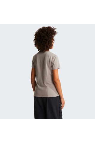 The North Face Evolution Simple Dome Slim Ss Kadın Tişört C-the0a8fx72mb2mb Gri