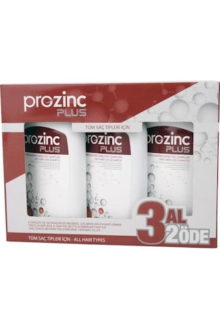 Prozinc Plus Saç Dökülmesi Karşıtı Şampuan 3 x 300 ML