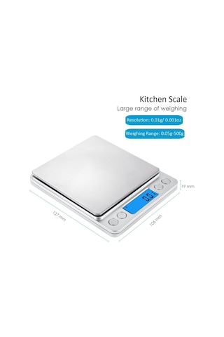 Dijital Hassas Elektronik Cep Terazi Tartı 500 Gr 0.01 Hassasiyet