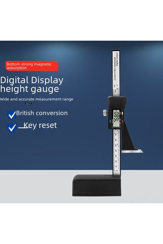 Hangfox Ahşap İşleri İçin 0-150mm Elektromanyetik Tabanlı Dijital Yükseklik Ölçücüsü - Kesme Ve İşaretleme İçin Hassas Ölçüm Aleti