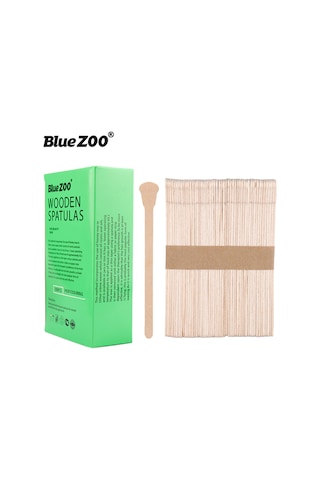 Reedark Bluezoo 2 Si 1 Arada Yüz Ve Burun Ağda Çubukları, 200 Lü Paket, Doğal Ahşap Malzeme