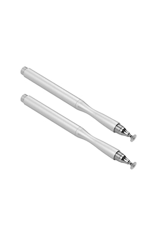 Aubyhe Çift Dokunmatik Stylus Kalem Seti - Yüksek Hassasiyetli Disk Ve Kumaş Uçlu, Telefon Ve Tabletler İçin İdeal, 2'li Paket